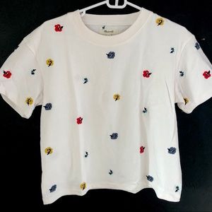 Madewell flower T-shirt